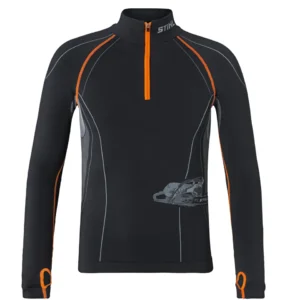 Werkshirt, lange mouw, ADVANCE, maat M, zwart