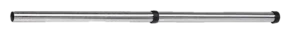 Verlengbuis, 2-delig, kunststof, Ø 50 mm, 500 mm